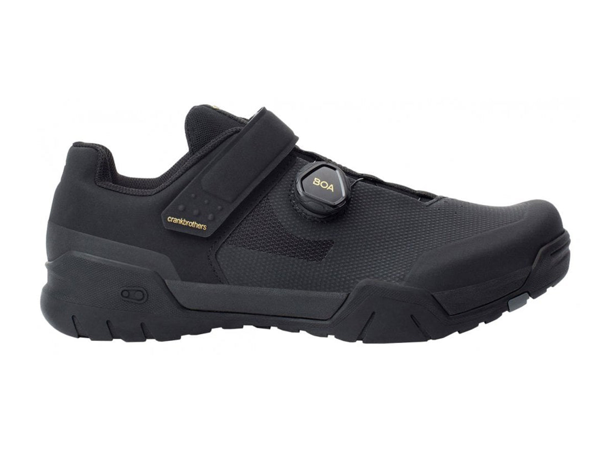 Crank Brothers Mallet BOA MTB Shoe - Black-Gold-Black