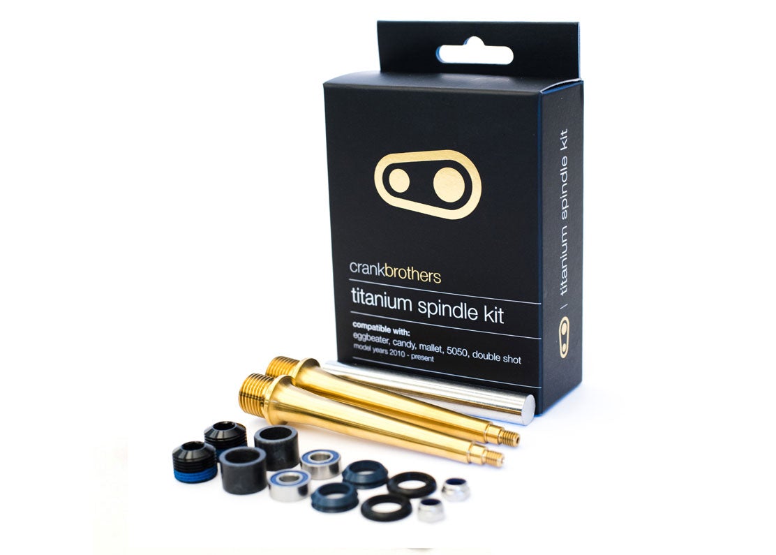 Crank Brothers Titanium Spindle Upgrade Kit - Gold Gold  