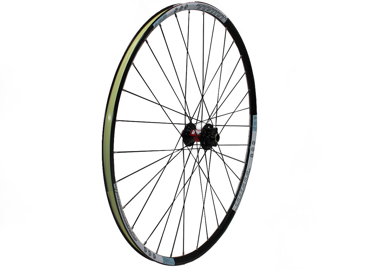 DT Swiss 240s on WTB Asym Freq i19 29" MTB Wheel - Front Black 15x100mm - 6-Bolt 