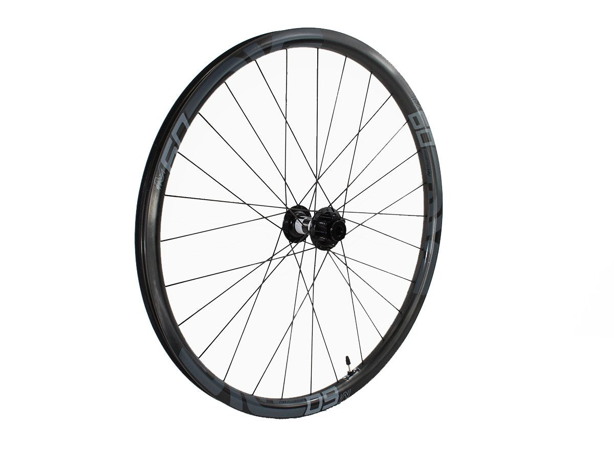 DT Swiss 350 on ENVE HV60 27.5" MTB Wheel - Front Black 15x110mm - 28h DT DB Black Spokes - Gray Decals