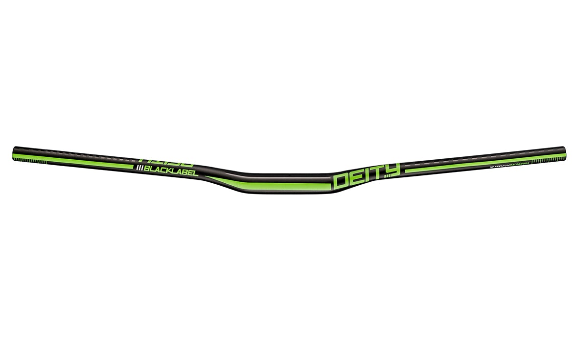 Deity Components Blacklabel 800 MTB Riser Handlebar - Green Green 31.8mm - 800mm 15mm