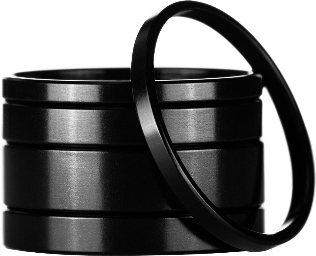 Deity Components Crosshair Spacer Kit - Black