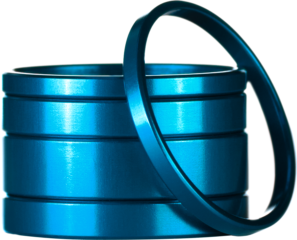 Deity Components Crosshair Spacer Kit - Blue