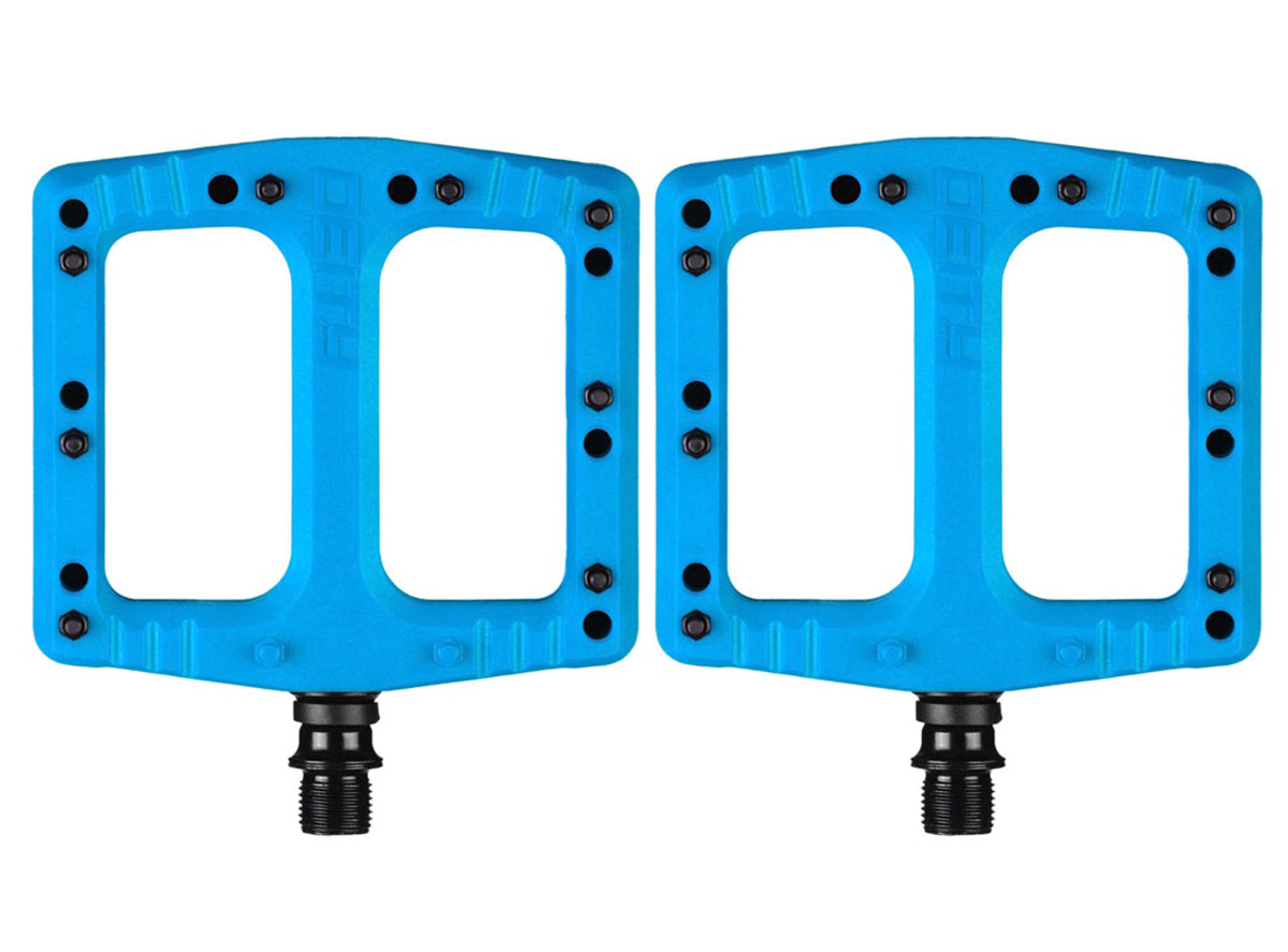 Deity Components Deftrap Platform Pedals - Blue Blue  