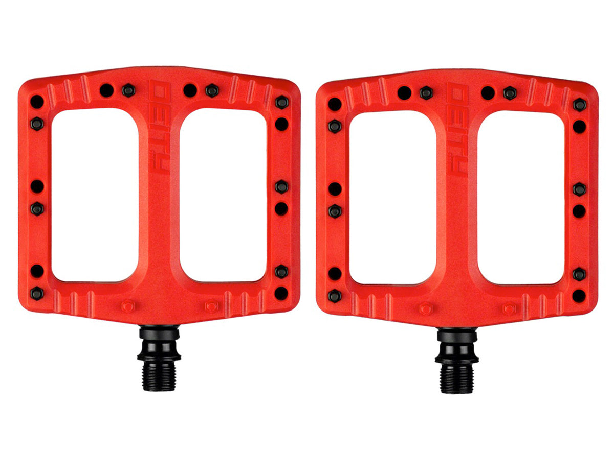Deity Components Deftrap Platform Pedals - Red Red  