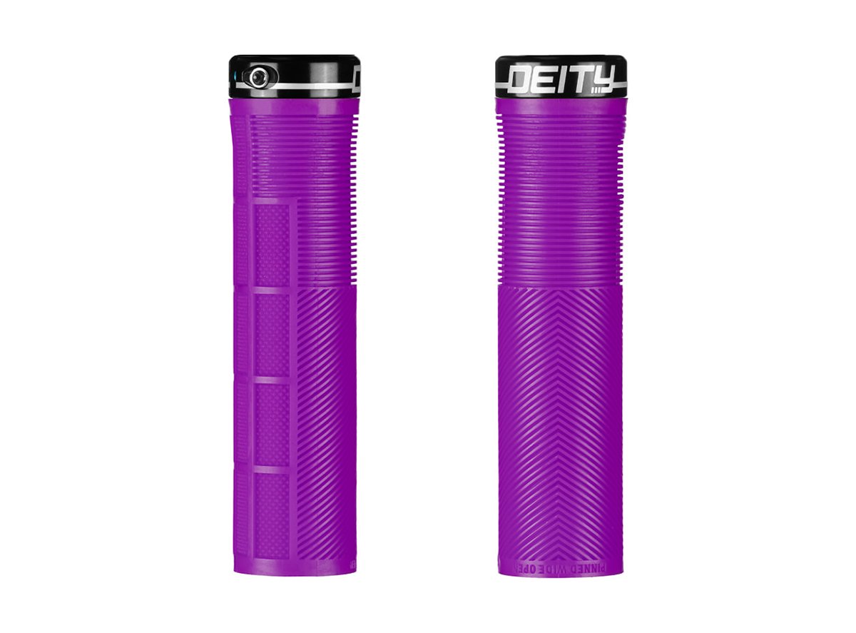 Deity Components Knuckleduster Grips - Purple Purple  