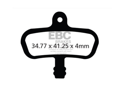 EBC Avid Code 2007+ Disc Brake Pads Red Downhill 