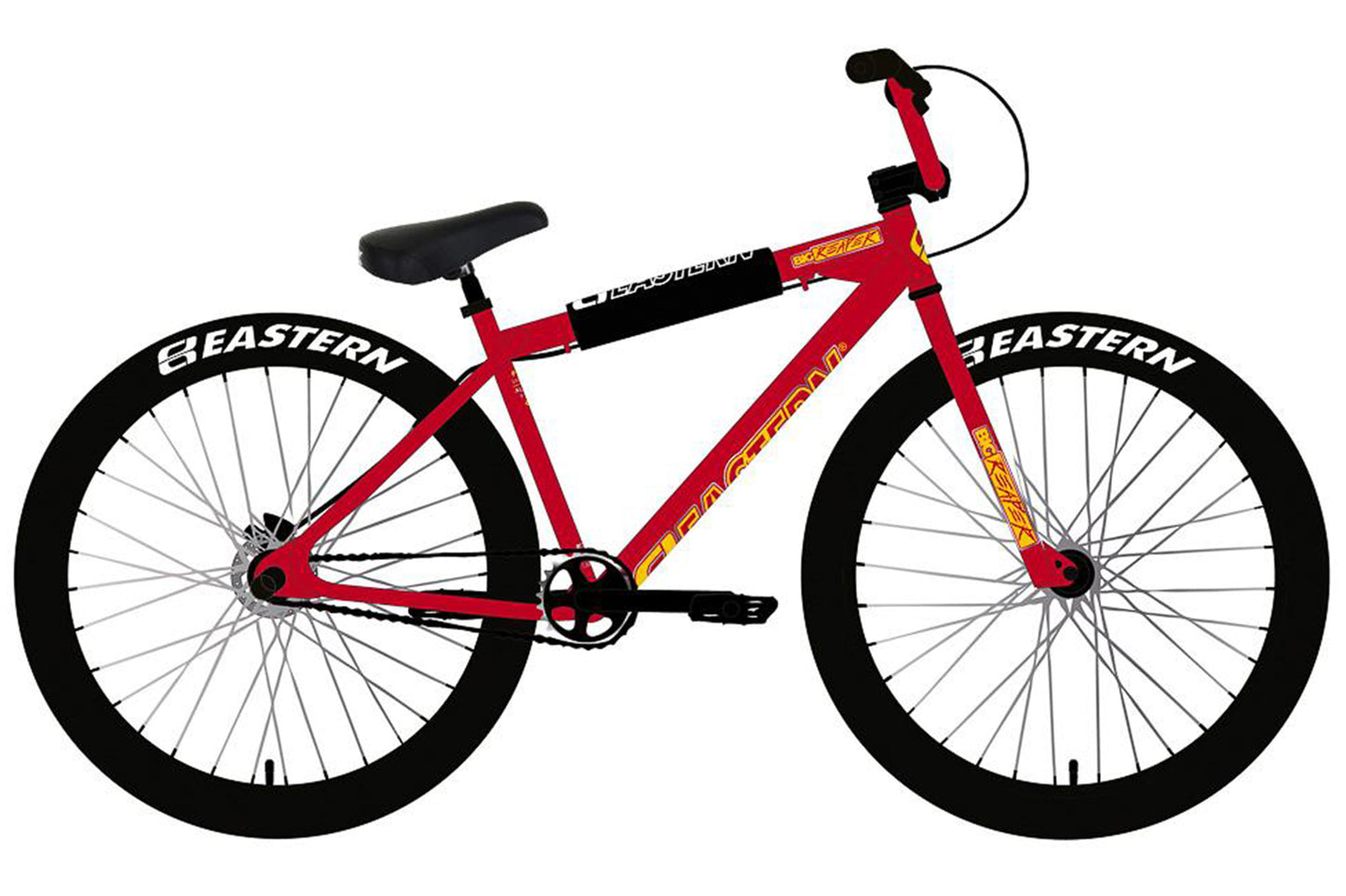 Easter Big Reaper LTD 26" BMX Cruiser - Red-Gold Red - Gold  