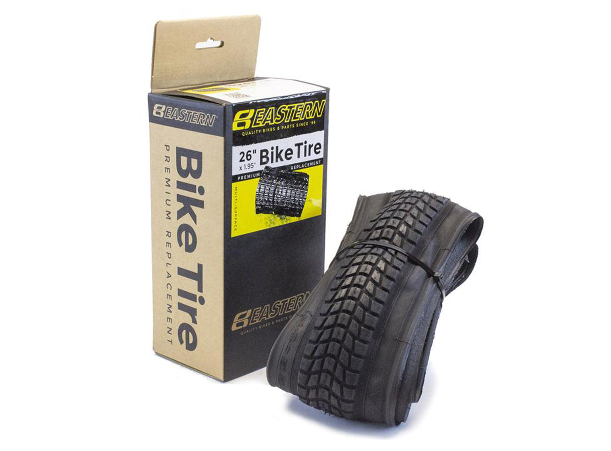 Eastern 26" Replacement Folding BMX Tire - IA-2026 - Black Black 1.95" 