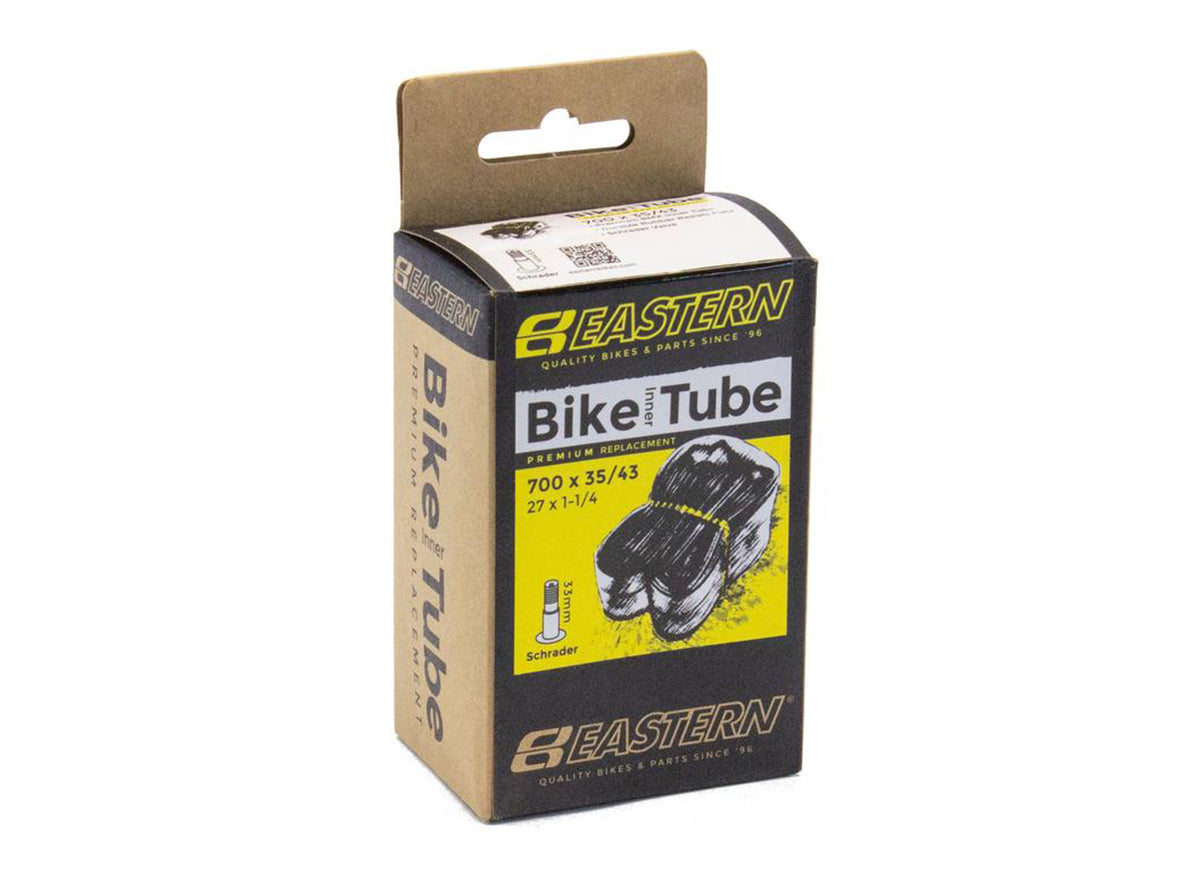 Eastern 700c Tube - Schrader Black 35 - 43c Schrader