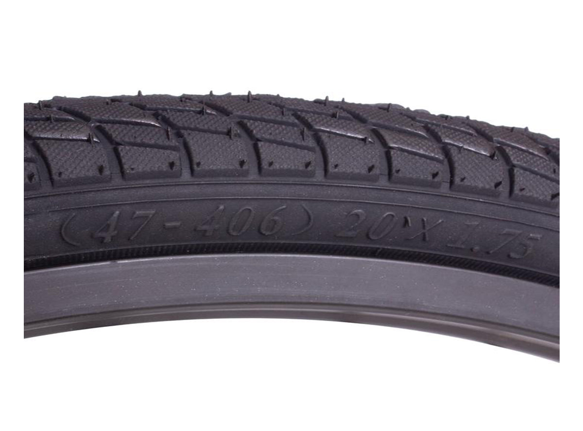 Eastern E304 20" BMX Tire - Black Black 1.75" 