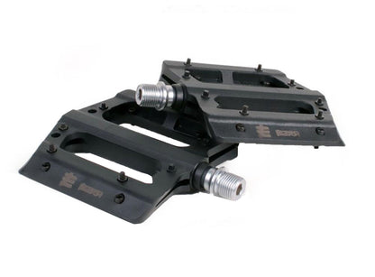 Eastern EZRA Flats Plus BMX Pedals - Black Black  