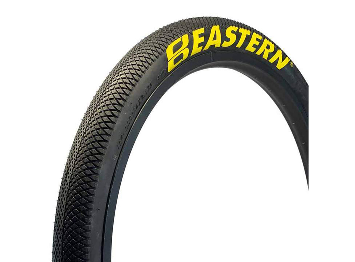 Eastern Growler 26" BMX/Cruiser Tire - Black-Yellow Logo Black-Yellow Logo 2.125" 