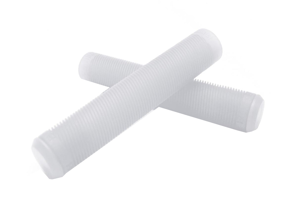 Eastern Riblet Flangeless BMX Grips - Clear Clear  