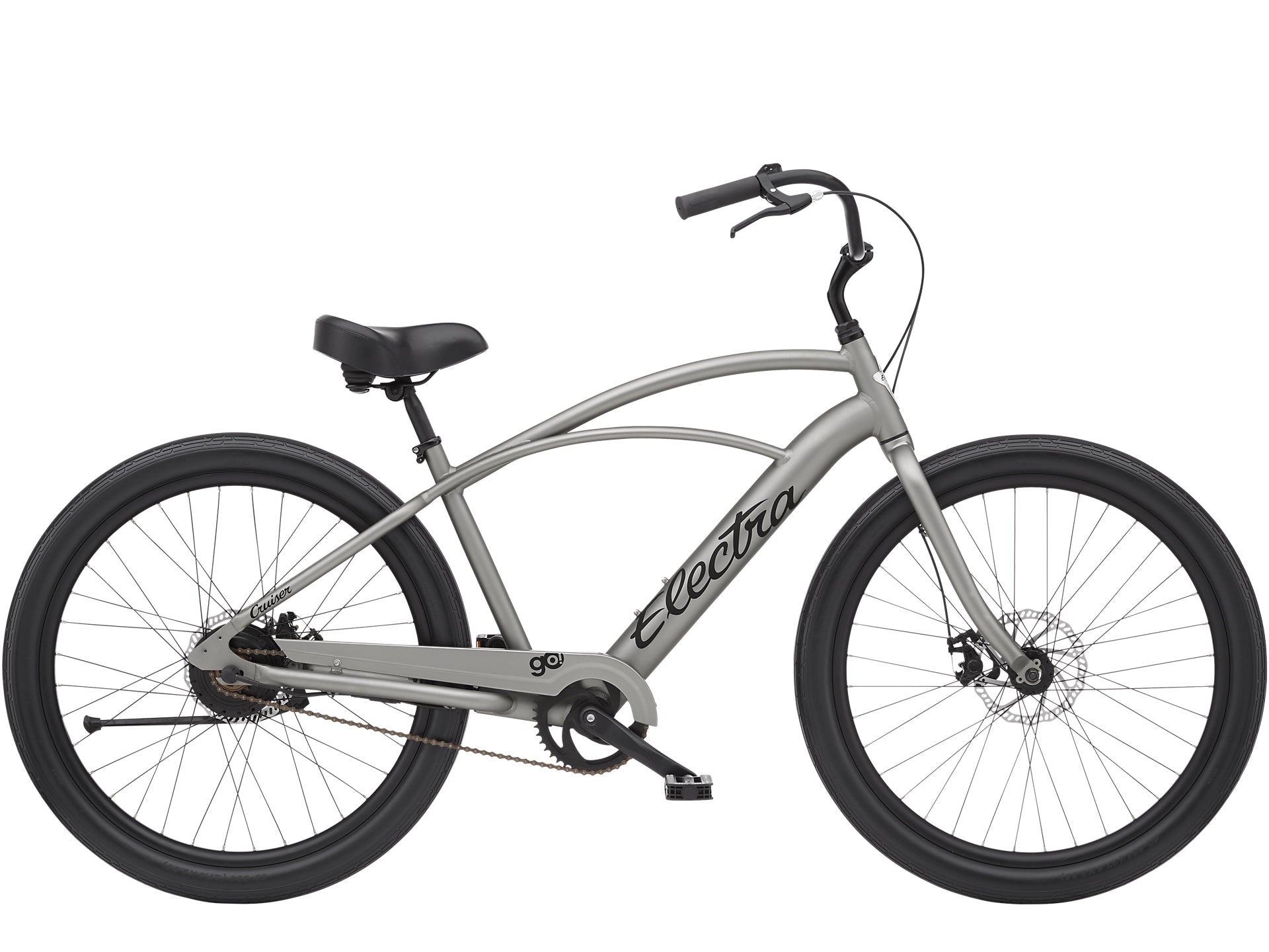 Electra Cruiser Go! Step-Over Bike - Matt Titanium - 2022 Matt Titanium Medium 