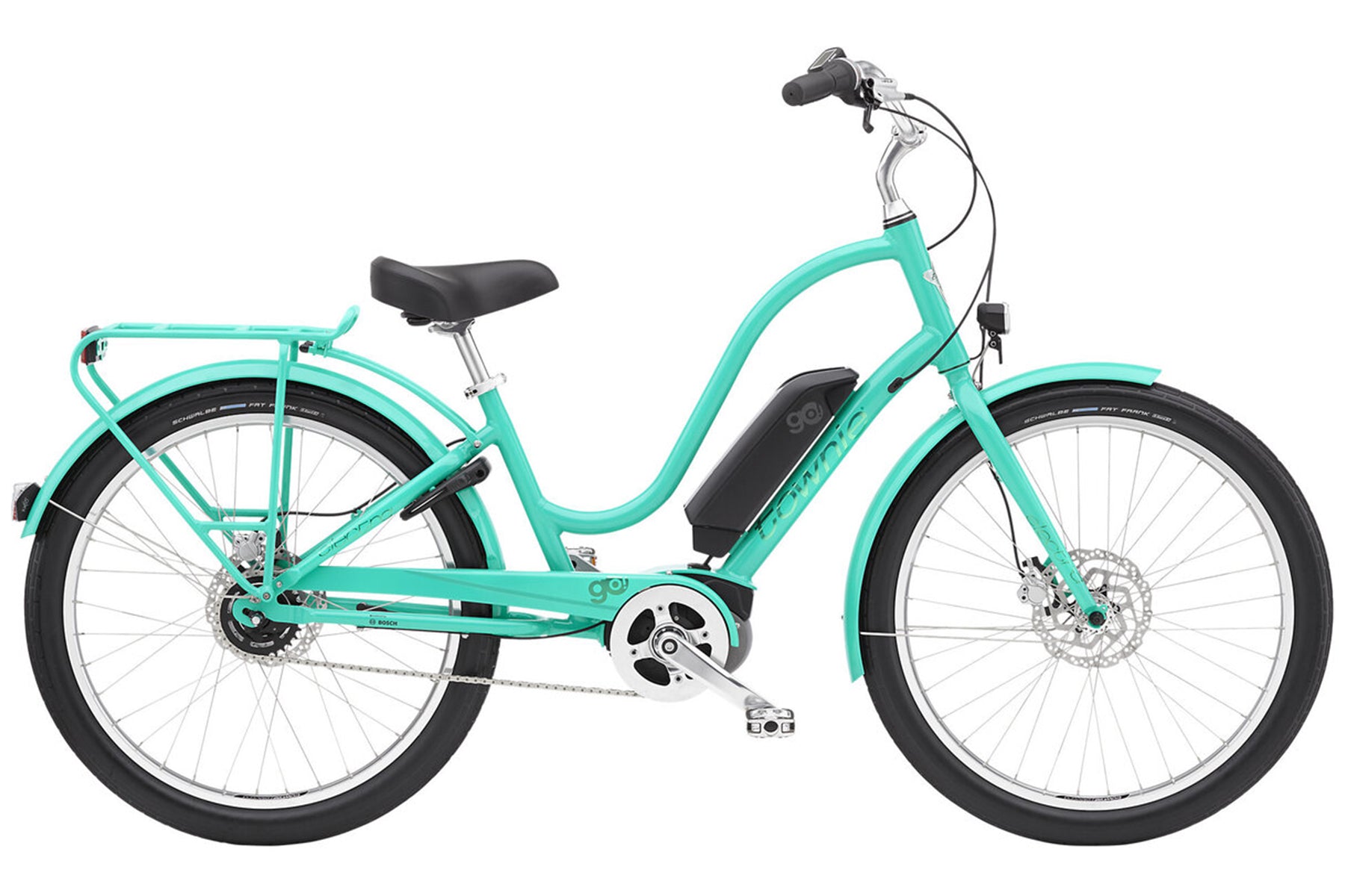 Electra Townie Go! 5i 26 EQ Step-Thru - Jade - 2022 Jade 45cm (17.5") 