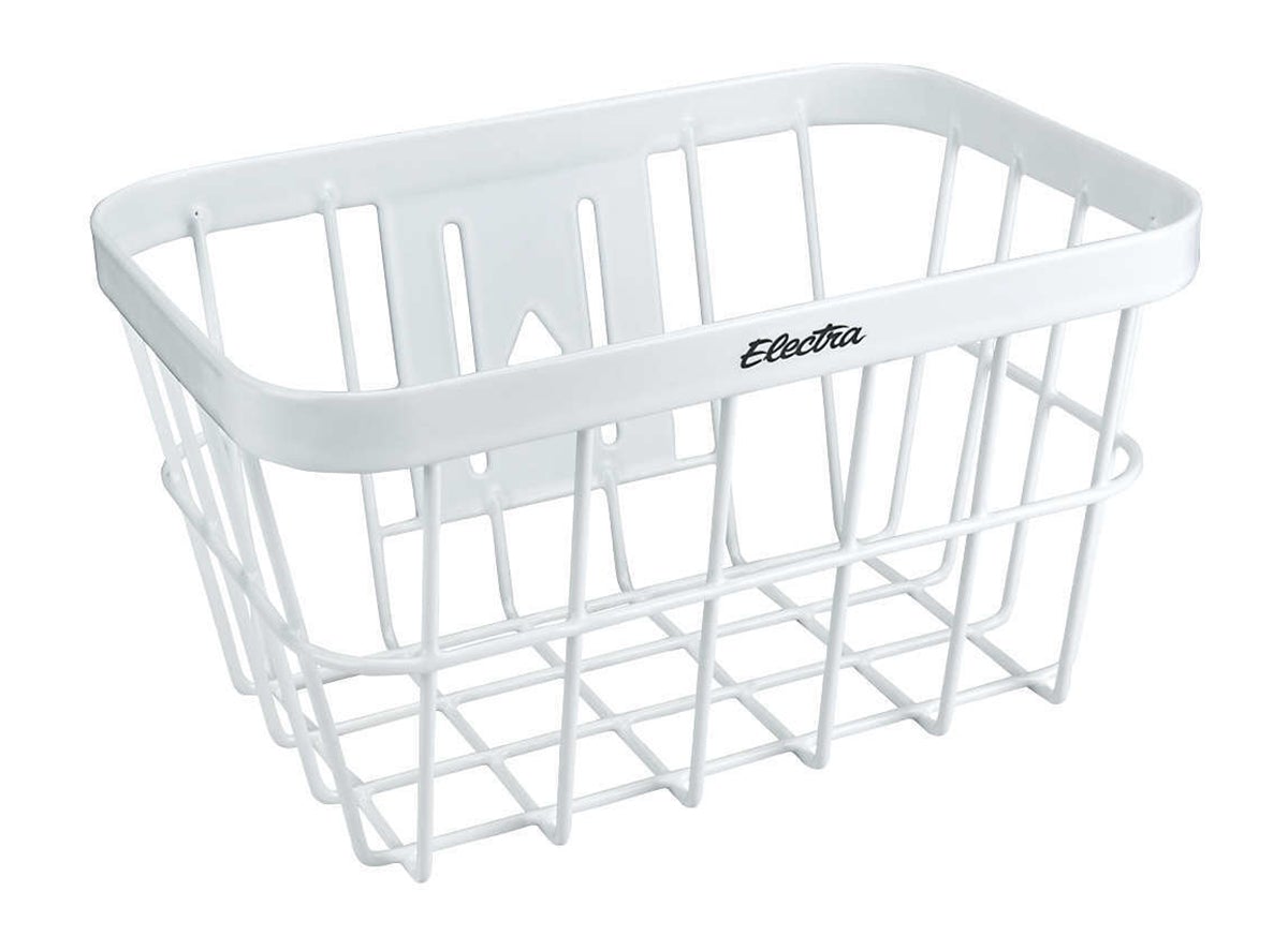 Electra white sale basket