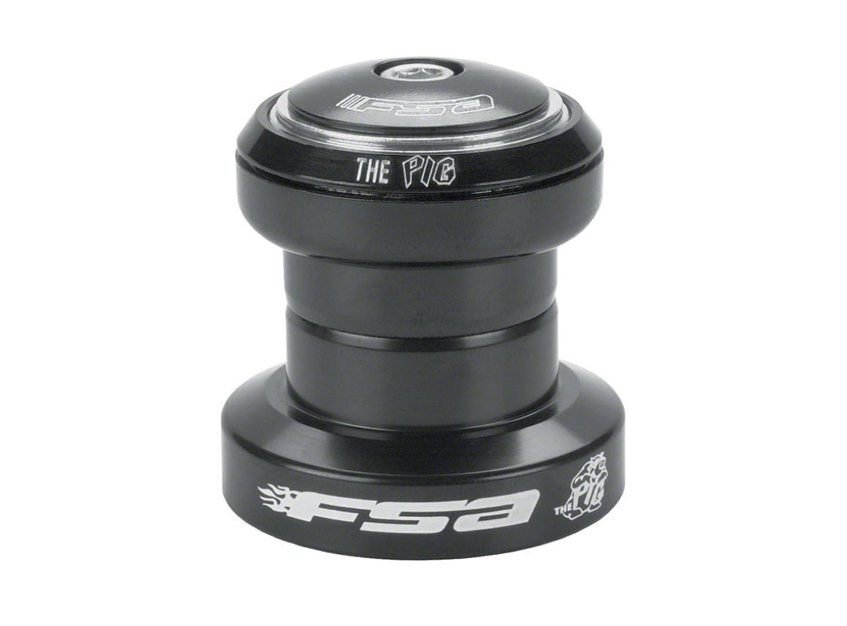 FSA The Pig Threadless Headset - 34/34 - 1.1/8" - Black Black  