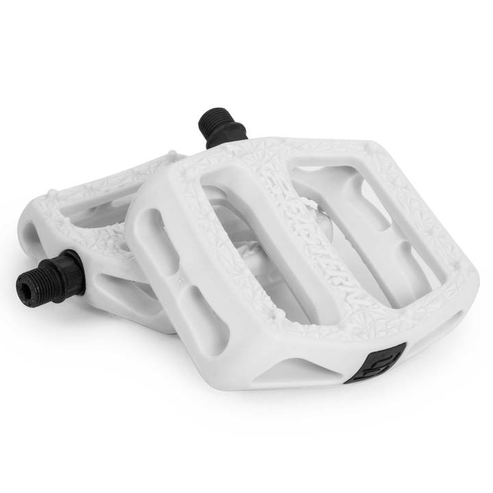 Eastern Facet BMX Pedals - White White  