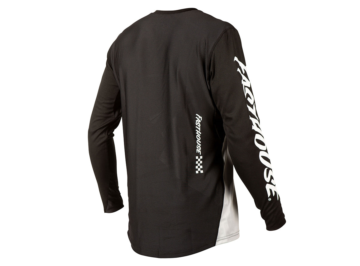 Fasthouse Alloy Kilo Long Sleeve MTB Jersey - Youth - Black-Gray