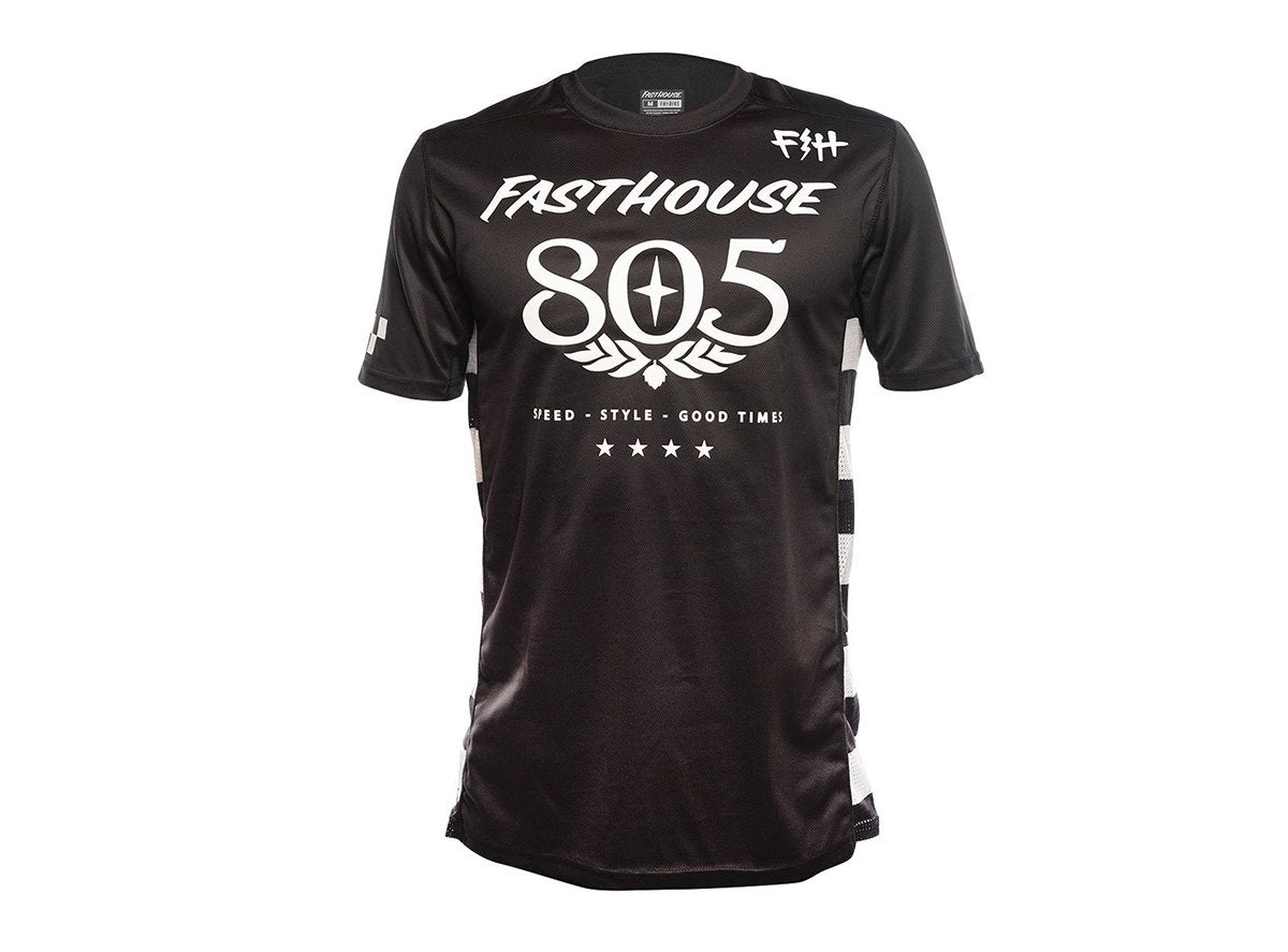 Fasthouse Classic 805 Short Sleeve MTB Jersey - Black Black Small 