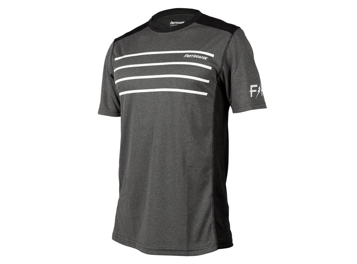 Fasthouse Classic Cartel Short Sleeve MTB Jersey - Heather Charcoal Heather Charcoal Small 