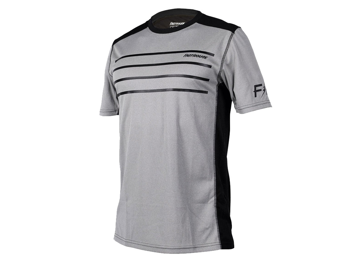 Fasthouse Classic Cartel Short Sleeve MTB Jersey - Heather Gray Heather Gray Small 