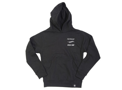 Fasthouse Rush Hot Wheels Hooded Pullover - Youth - Black Black Small 