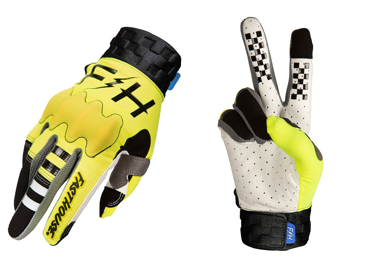 Fasthouse Speed Style Blaster MTB Glove - Hi Viz-Black Hi Viz - Black Small 