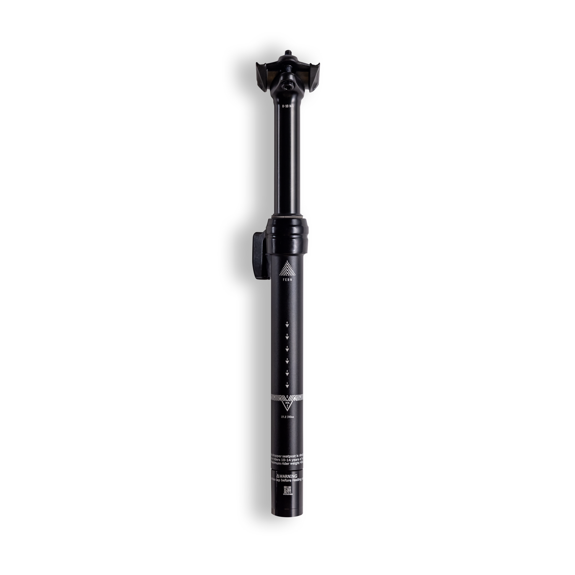 PNW Fern Dropper Seatpost - Kids Black 27.2mm - 90mm Travel 