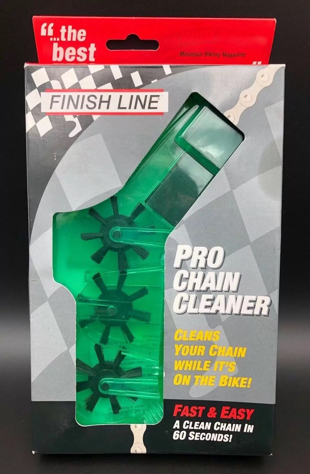 Pro chain store cleaner finish line