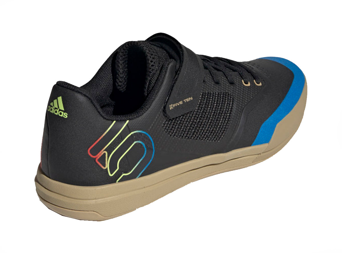 Five Ten Hellcat Pro Clipless MTB Shoe - Core Black-Carbon-Pulse Lime - 2022