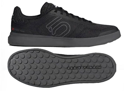 Five Ten Sleuth DLX Canvas Flat Pedal Shoe - Core Black-Gray Five-White - 2022
