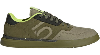 Five Ten Sleuth Flat Pedal Shoe - Womens - Focus Olive-Orbit Green-Pulse Lime - 2022 Focus Olive - Orbit Green - Pulse Lime US 5 