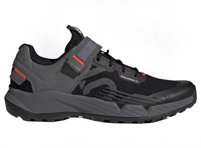 Five Ten Trailcross Clip-In MTB Shoe - Womens - Core Black-Gray Three-Red - 2022 Core Black - Gray Three - Red US 5 