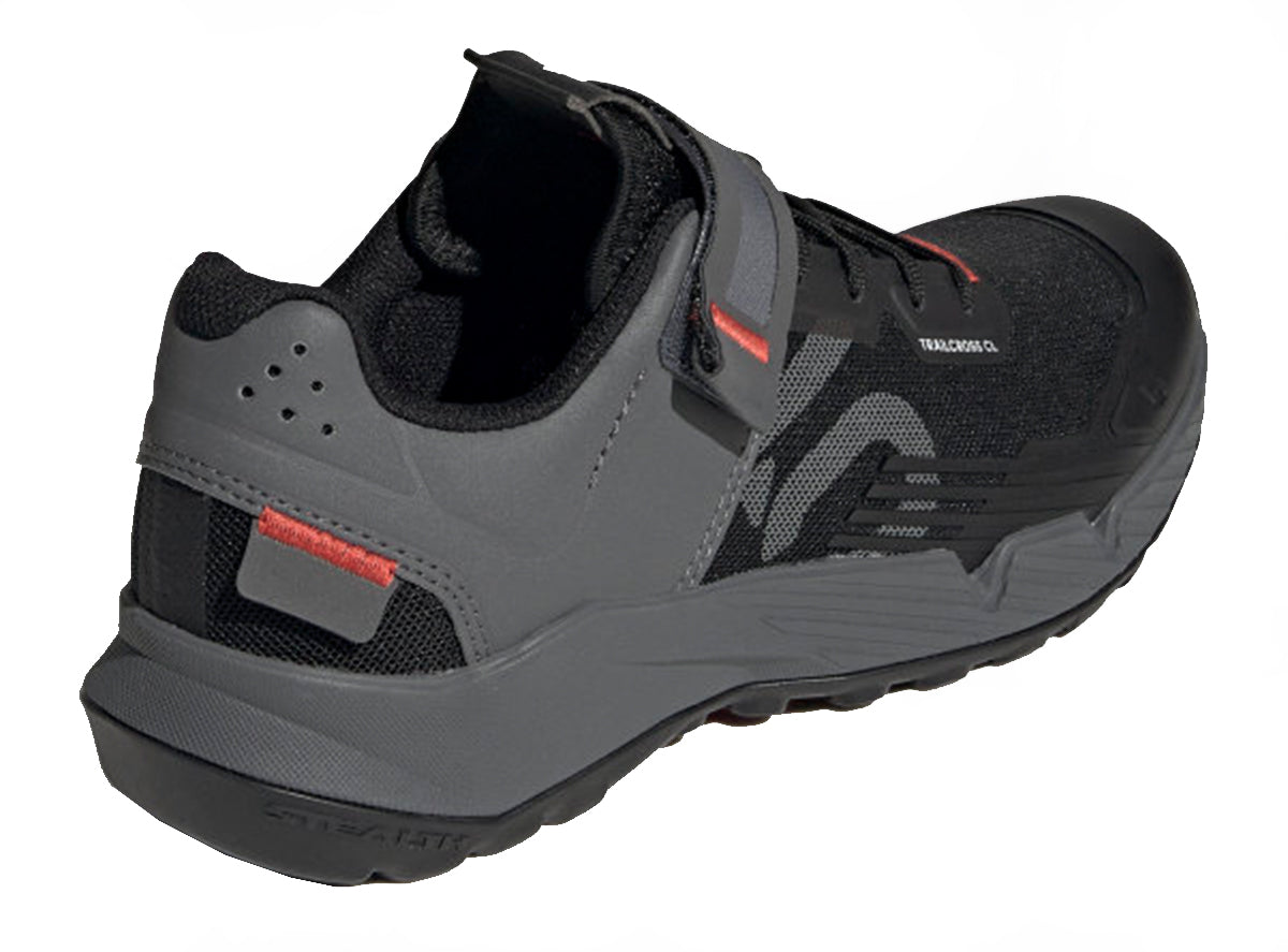 Five Ten Trailcross Clip-In MTB Shoe - Womens - Core Black-Gray Three-Red