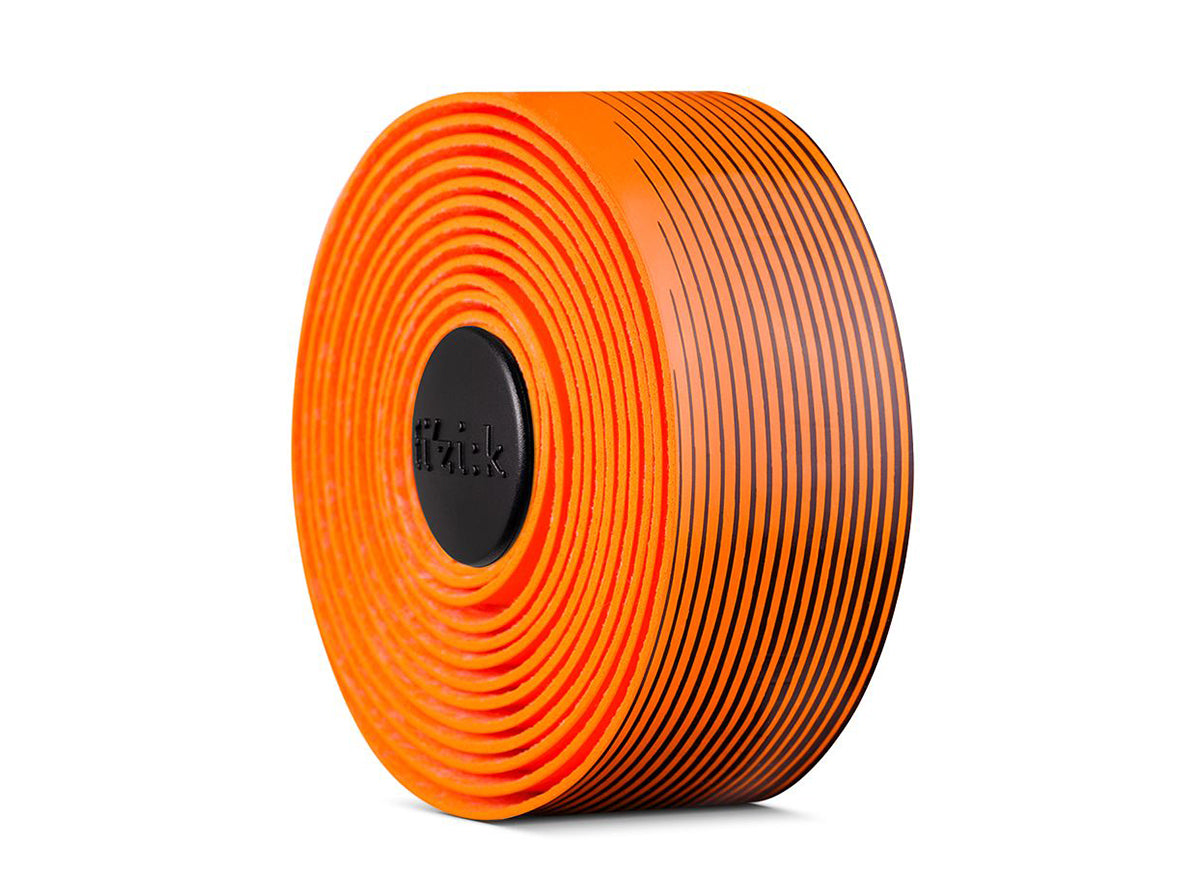 Fizik Vento - Microtex - Tacky - Bar Tape - Orange Fluo-Black Orange Fluo - Black 2mm 
