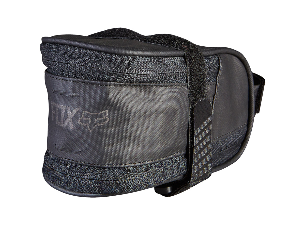 Fox Racing Large Seat Bag - Fox Head Logo - Black Black Large 