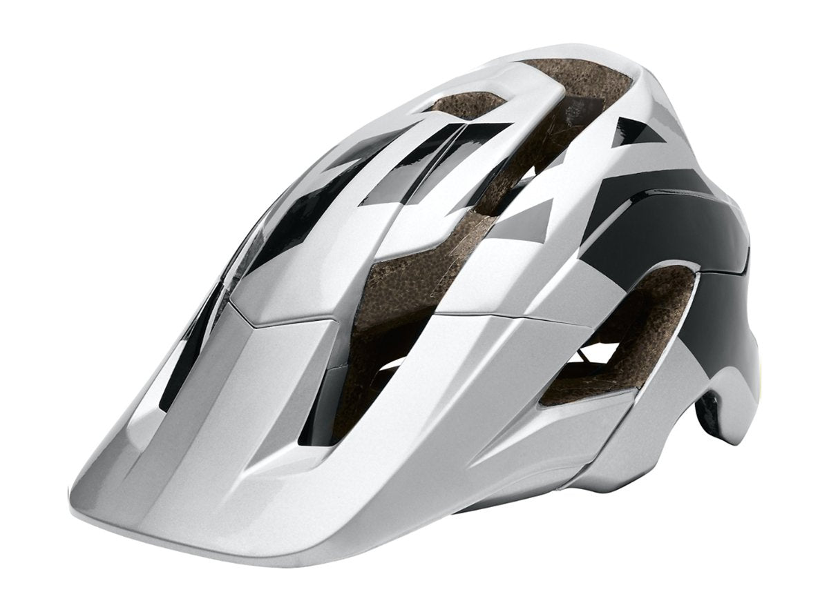 Fox Racing Metah Thresh MTB Helmet - Silver-Black - 2017 Silver - Black Medium/Large 