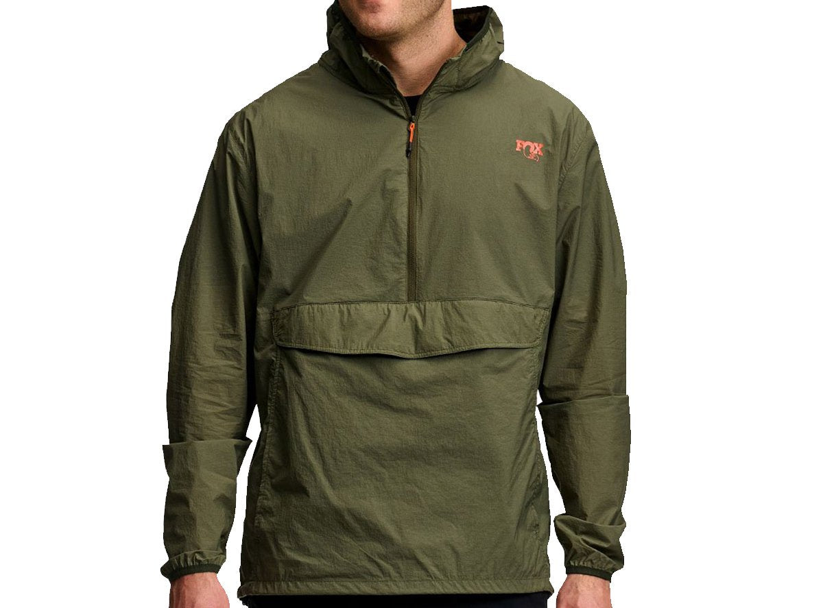 Fox Factory Alpine Track Walk Anorak  Jacket - Green - 2021 Green Small 