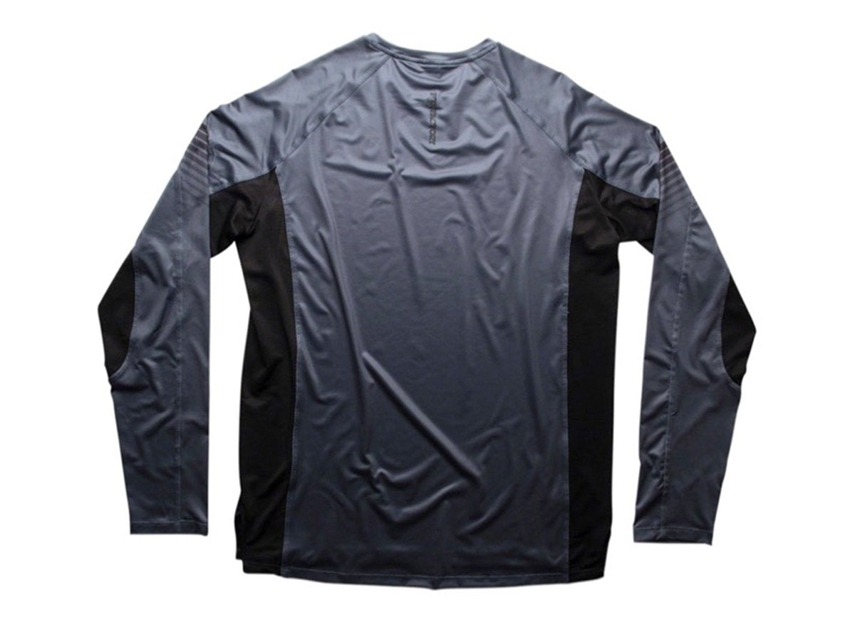 Fox Factory High Tail Long Sleeve MTB Jersey - Dark Gray