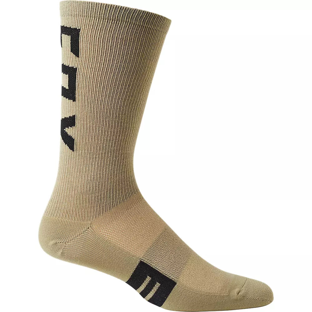 Fox Racing 8" Flexair Merino Sock - Bark - 2022 Bark Small/Medium 