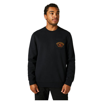 Fox Racing At Bay Crew Fleece - Black - 2022 Black Small 