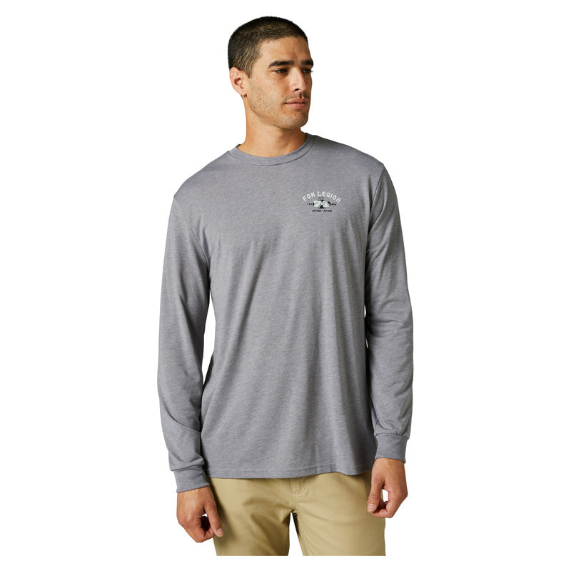 Graphite Heather Long Sleeve T-Shirt - Gray – Tee Luv