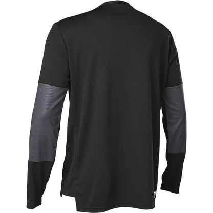 Fox Racing Defend Foxhead Long Sleeve MTB Jersey - Black