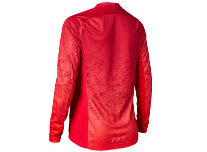 Fox Racing Defend Long Sleeve MTB Jersey - Lunar Capsule - Womens - Berry Punch