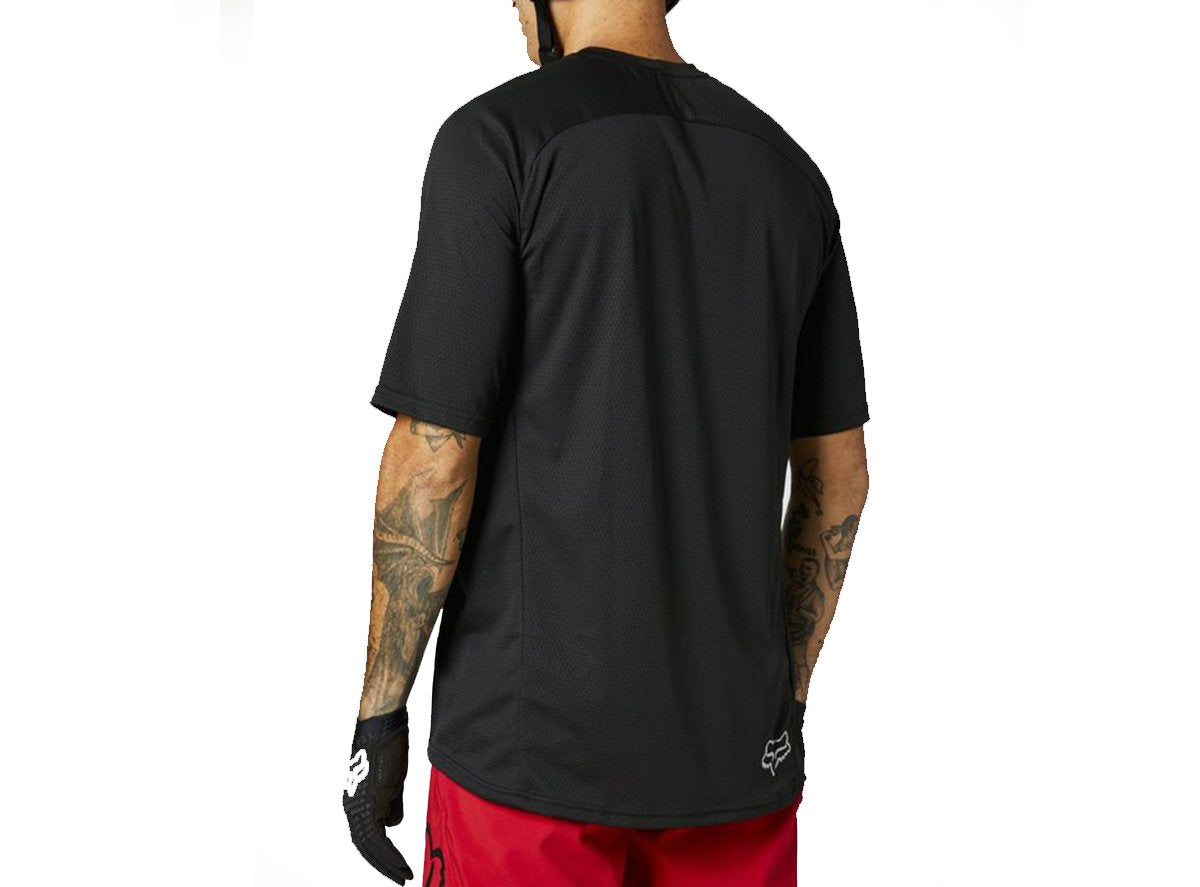 Fox Racing Defend Short Sleeve MTB Jersey - Black-White