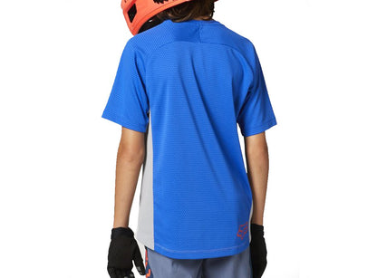 Fox Racing Defend Short Sleeve MTB Jersey - Youth - Steel Gray