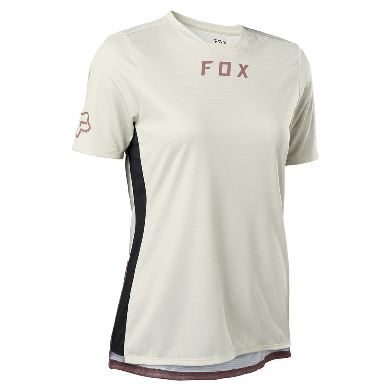 Fox Racing Defend Short Sleeve MTB Jersey - Womens - Bone - 2022 Bone X-Small 