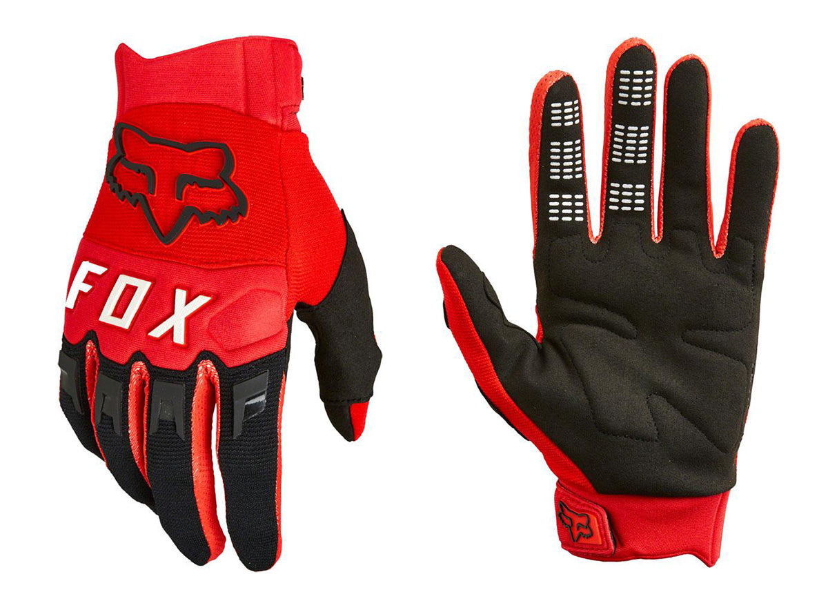 Red best sale bike gloves